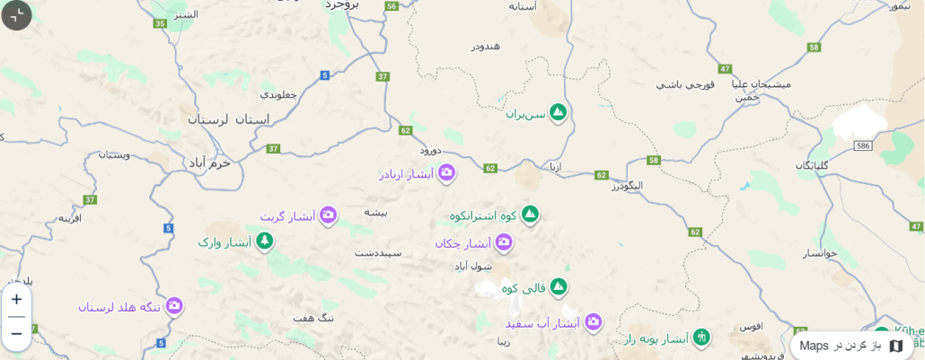 موقعیت جغرافیایی اشترانکوه